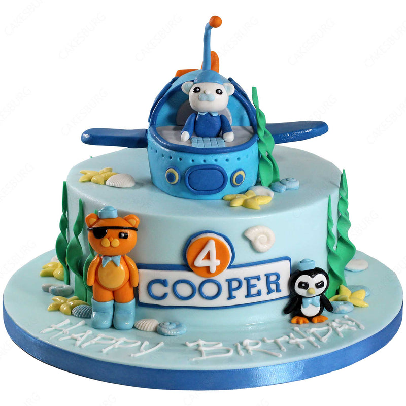 Octonauts Birthday Party Decorations | Octonauts Birthday Cake Topper -  8pcs Set - Aliexpress
