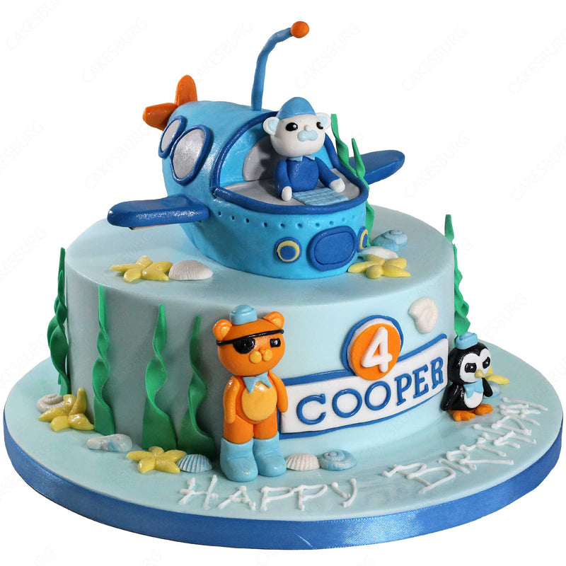 Octonauts theme fondant cake / cupcakes, Food & Drinks, Homemade Bakes on  Carousell