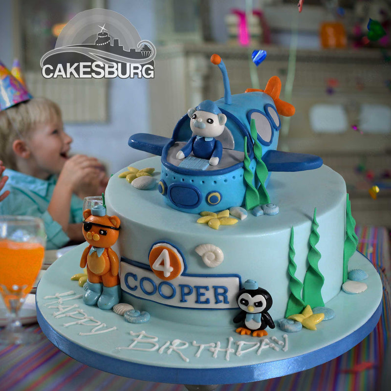 Amazon.com: Octonauts Cake Topper Edible Image Personalized Cupcakes  Frosting Sugar Sheet (8