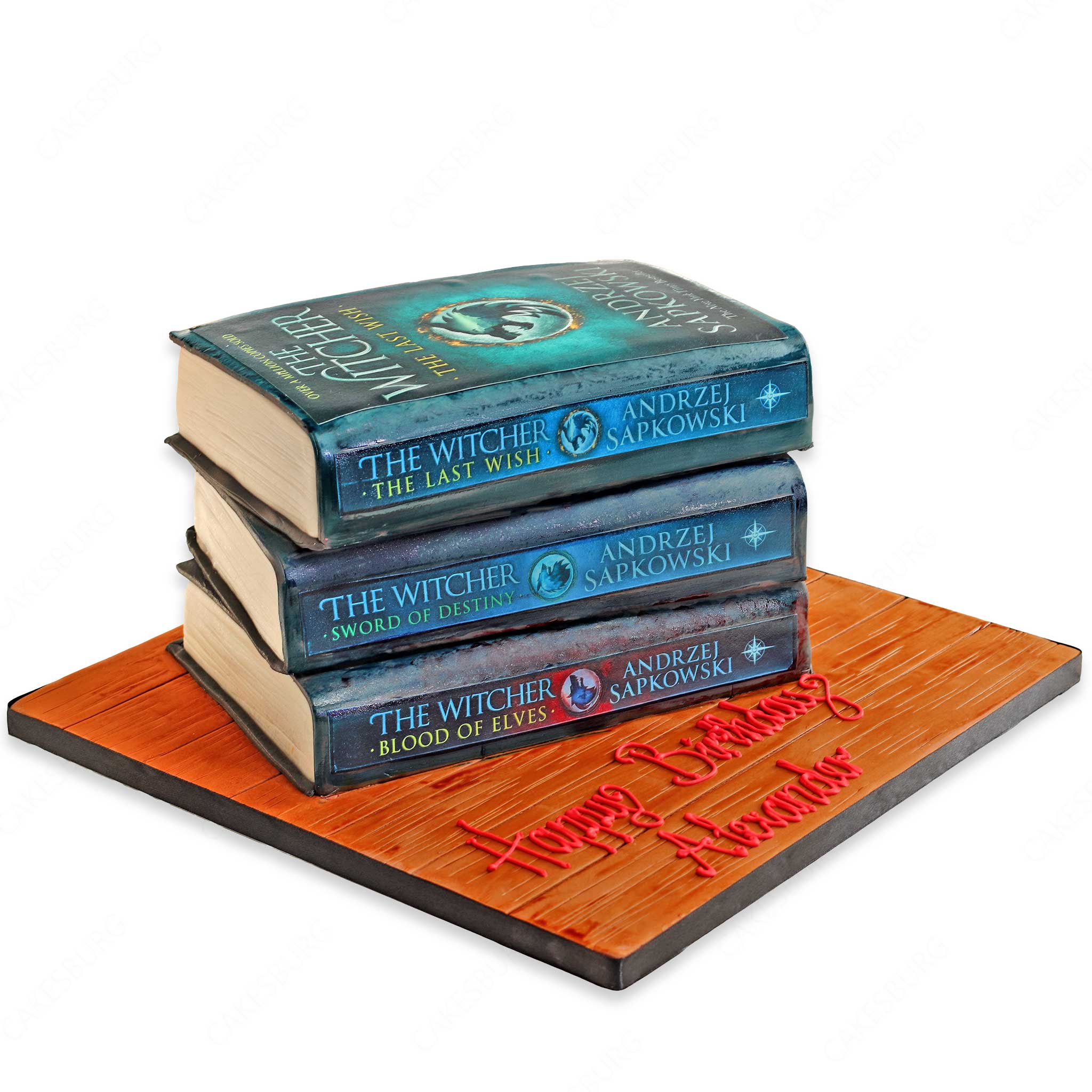 Stack Of The Witcher - Andrzej Sapkowski Novel Books Cake