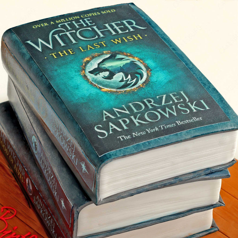 Stack Of The Witcher - Andrzej Sapkowski Novel Books Cake
