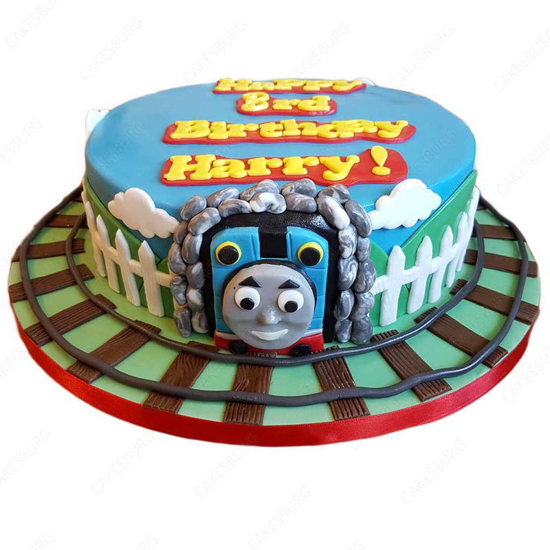 Thomas the Tank Engine Train Cake