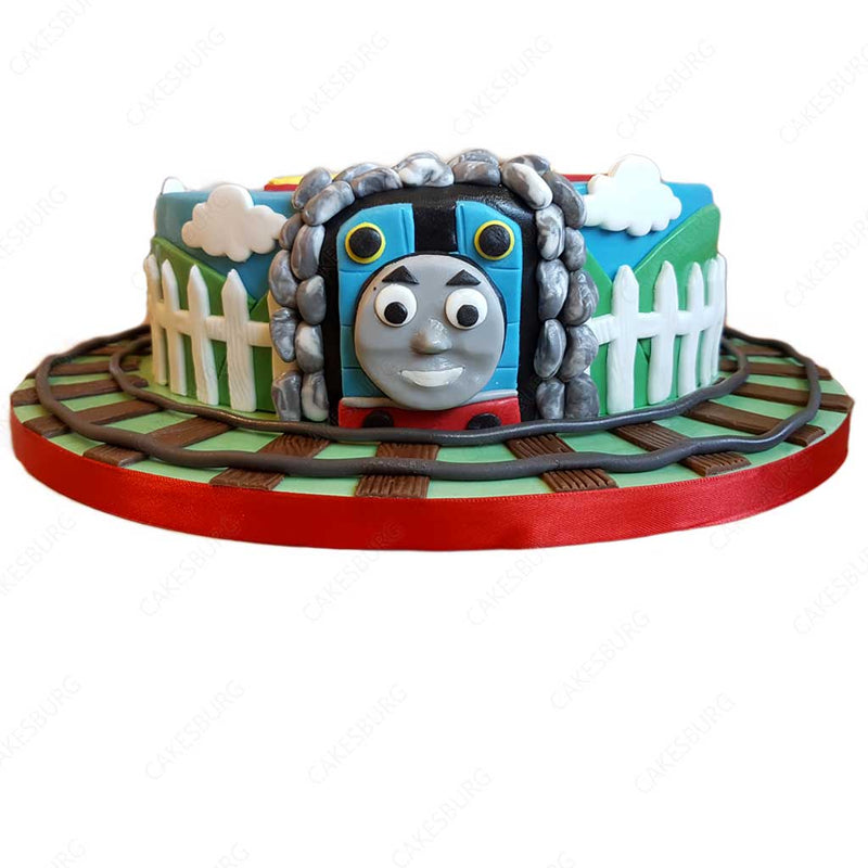 Thomas the Tank Engine Train Cake