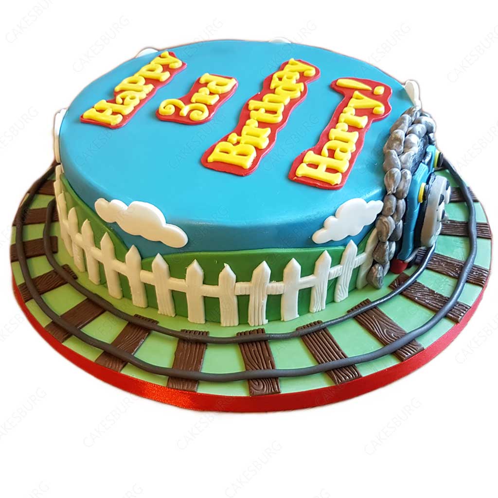 Thomas the Tank Engine Train Cake #1
