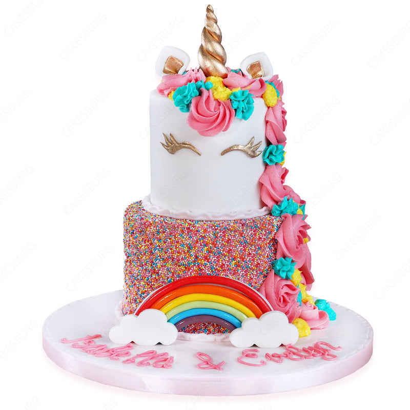 1set Unicorn Cake Topper Happy Birthday Letter Banner Baby Shower Birthday  Theme Fear Cartoon Cup Cake Insertion DIY Accessories - AliExpress