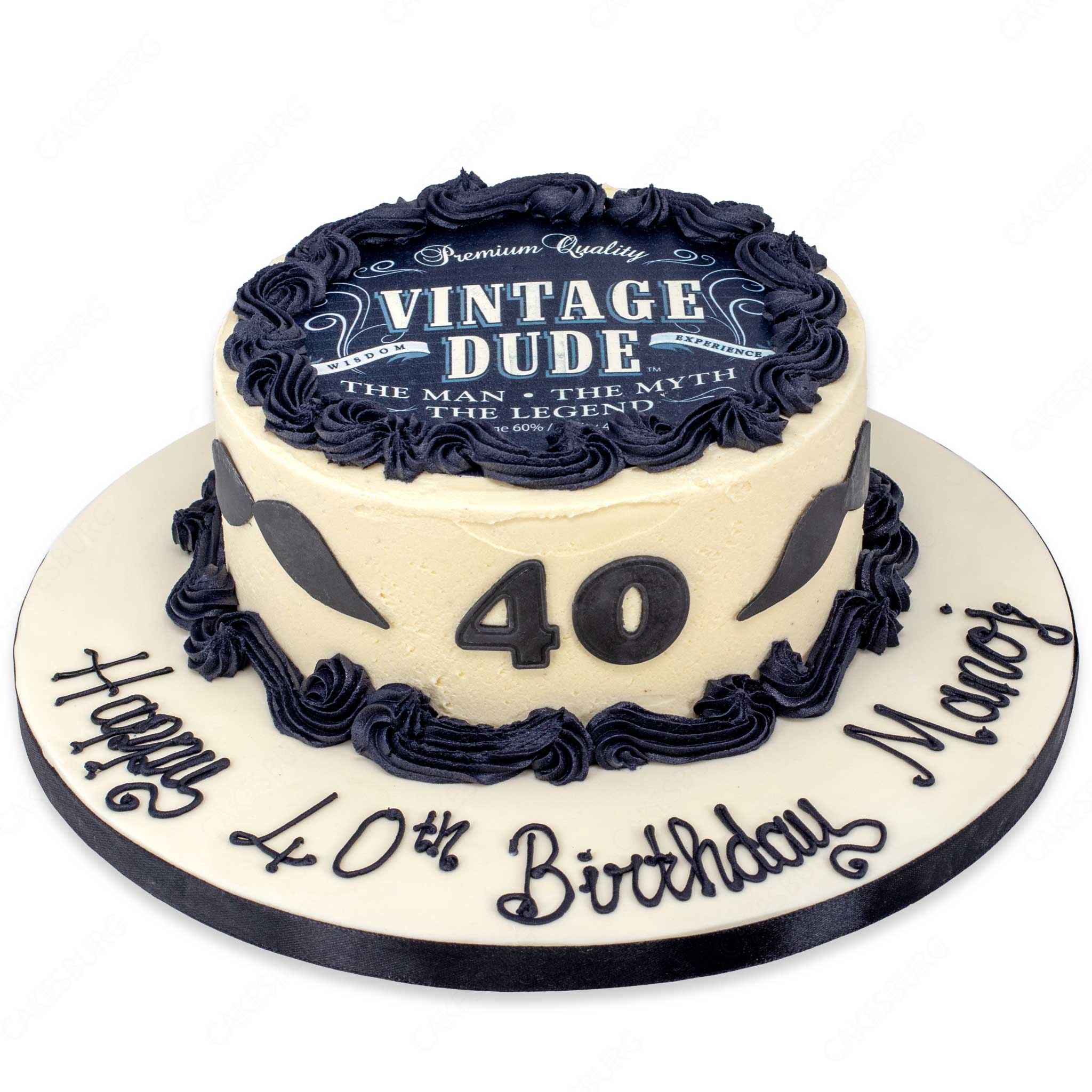 Vintage Dude Cake
