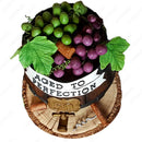Aged to Perfection Wine Barrel Cake
