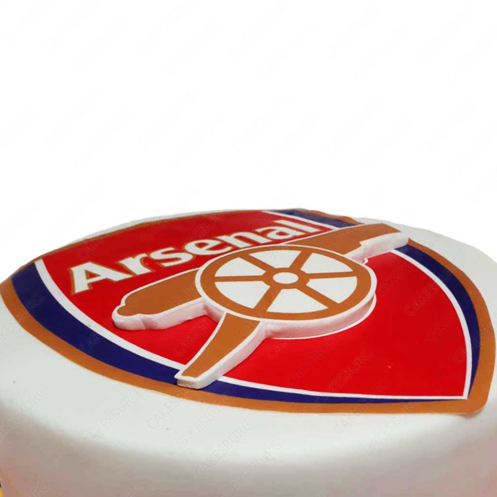 Arsenal themed cake. Design by... - D'Sensational Bites | Facebook