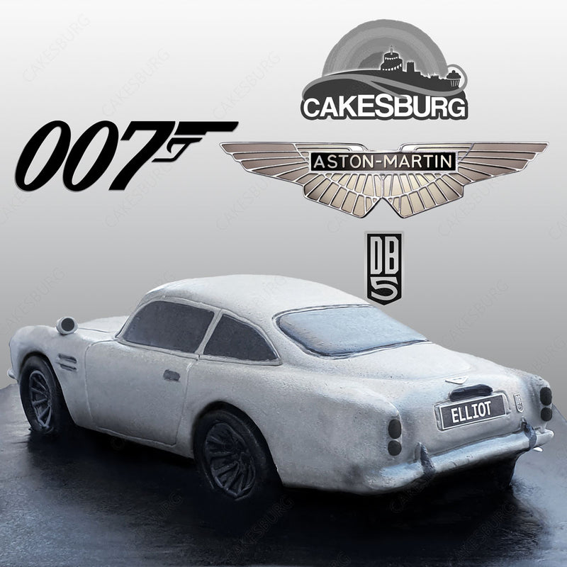 Aston Martin DB5 (James Bond) Cake