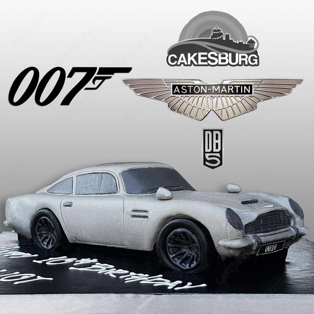 Aston Martin DB5 (James Bond) Cake - [TOP SELLER]
