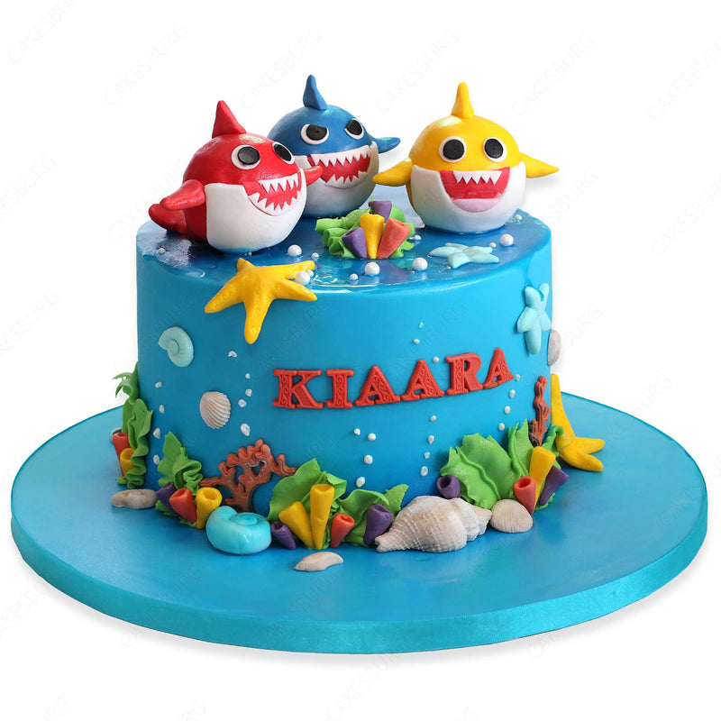 Baby Shark Theme Cake - Cakes and Bakes Stories