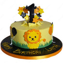 Baby Lion Safari Cake