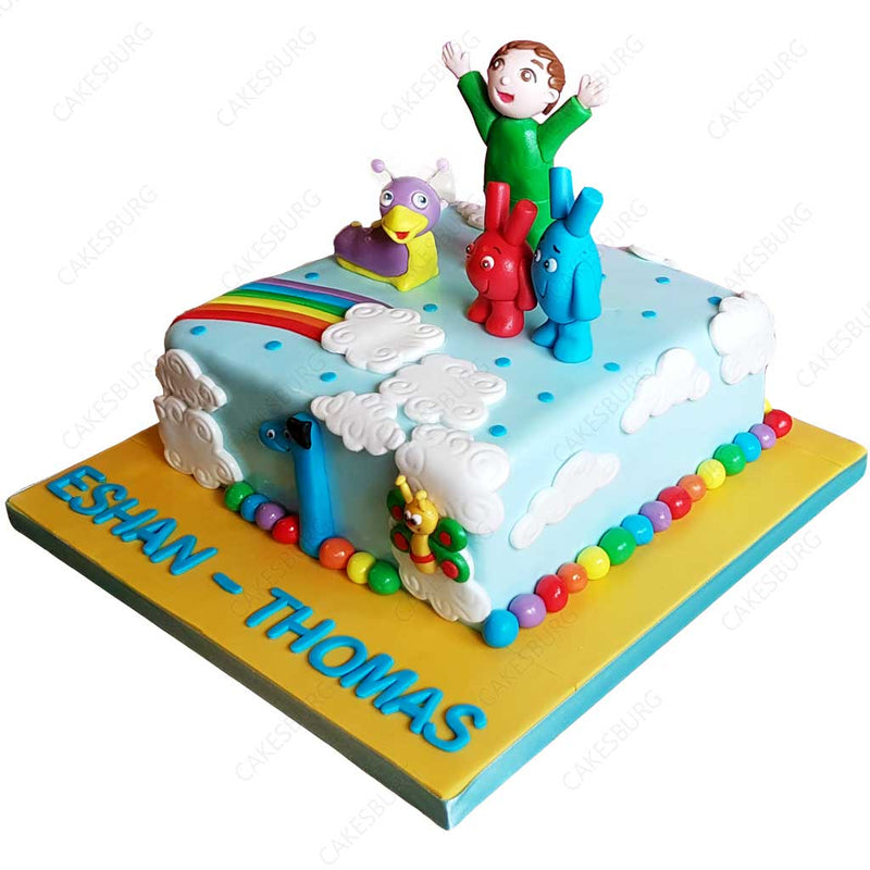 Baby TV Characters Cake