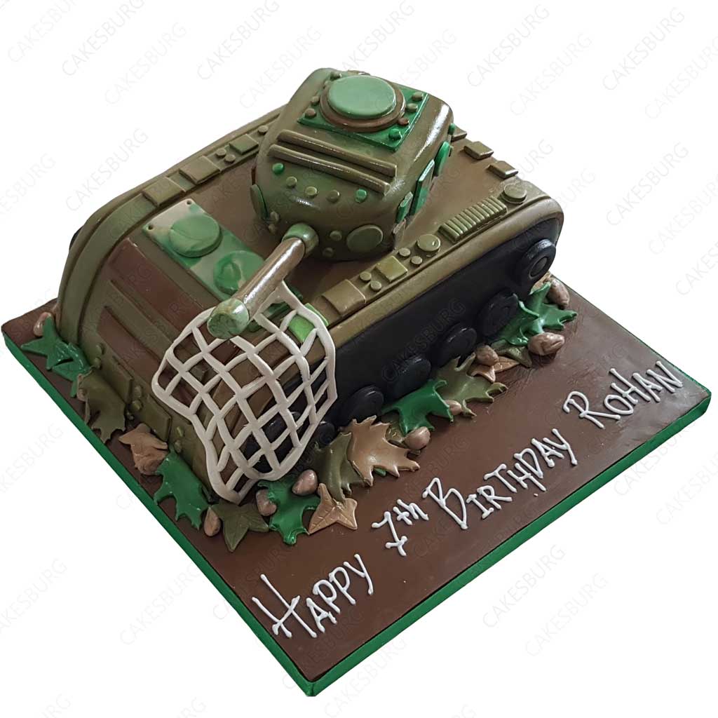 Battle Tank Cake