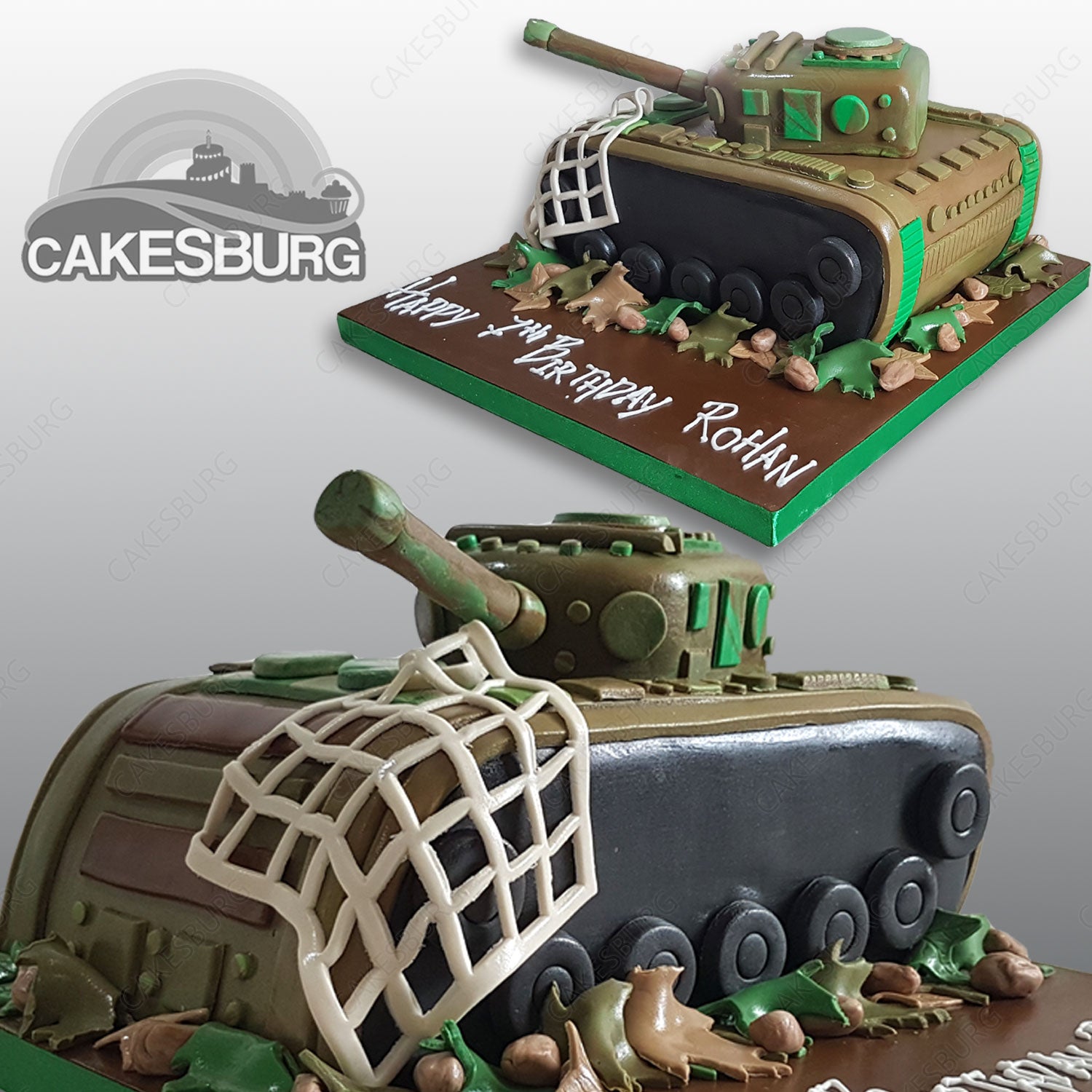 Battle Tank Cake