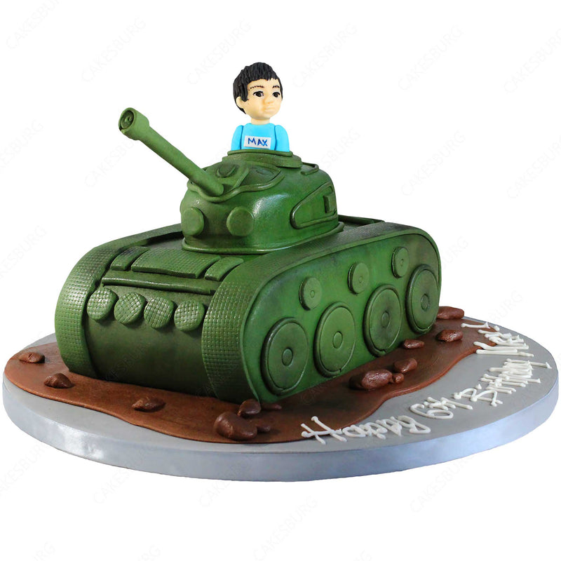 Battle Tank Cake