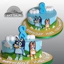 Bluey And Bingo Cake