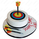 Bull's Eye Archery Cake