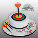 Bull's Eye Archery Cake