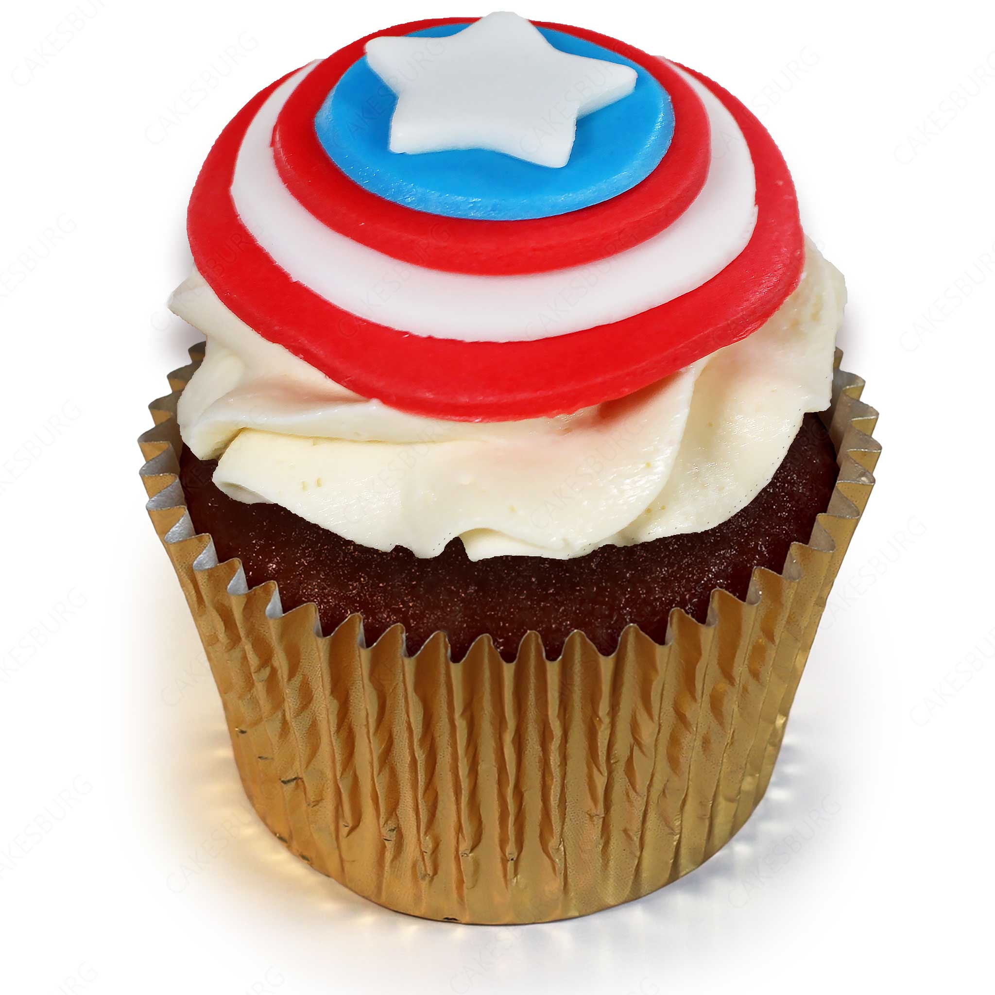 Captain America Cupcake Box
