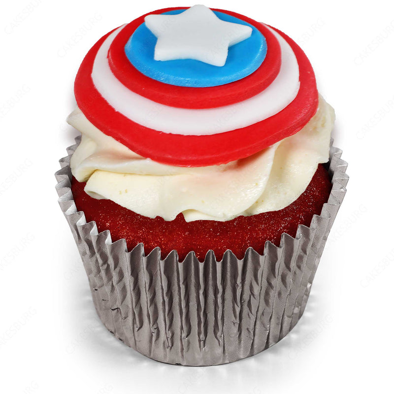 Captain America Cupcake Box