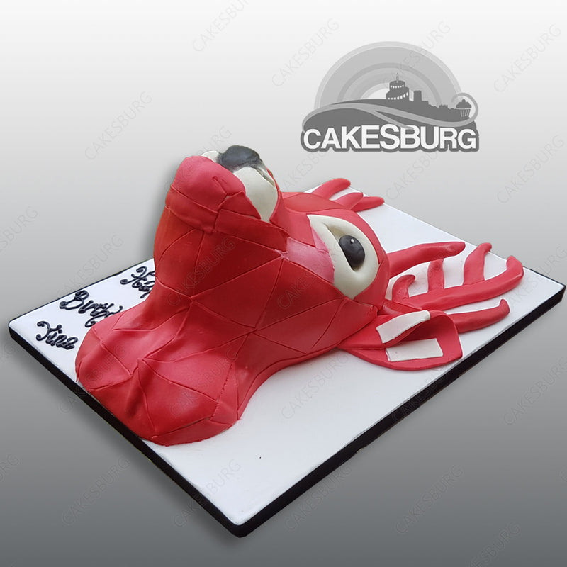 Stag Head Cake