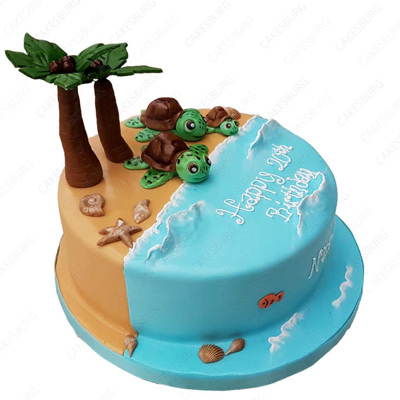 Caretta Caretta Beach Cake