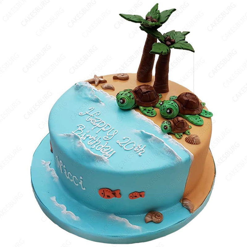 Caretta Caretta Beach Cake