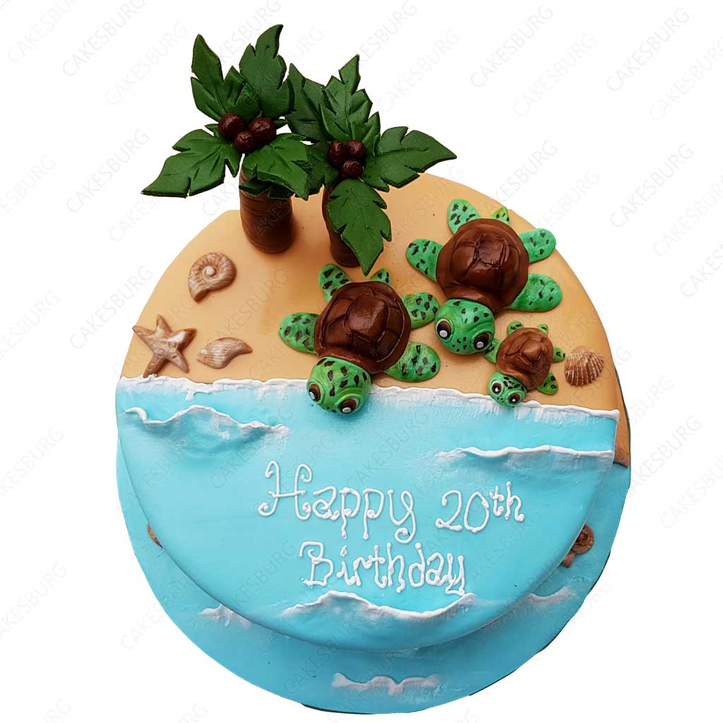 Caretta Caretta Beach Cake
