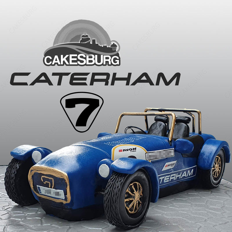 Caterham 7 (seven) Cake - Blue