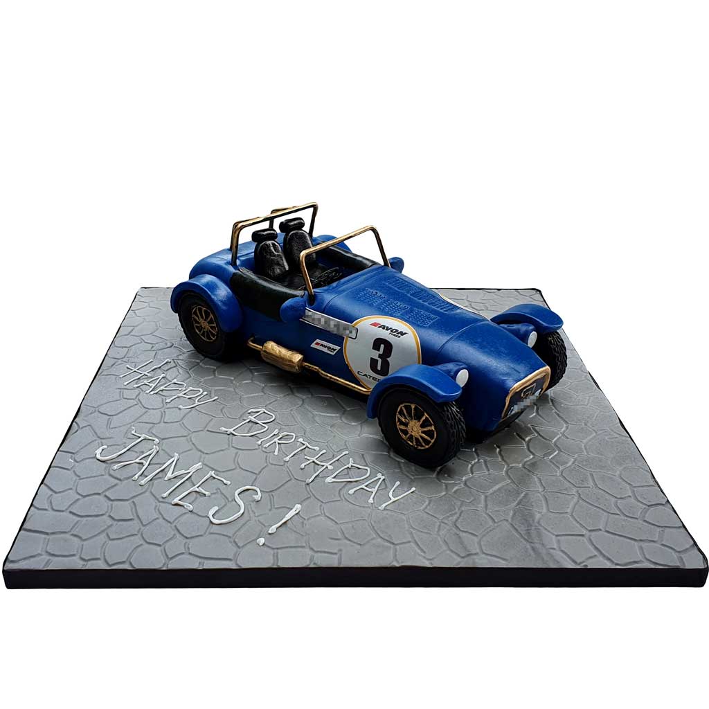 Caterham 7 (seven) Cake - Blue