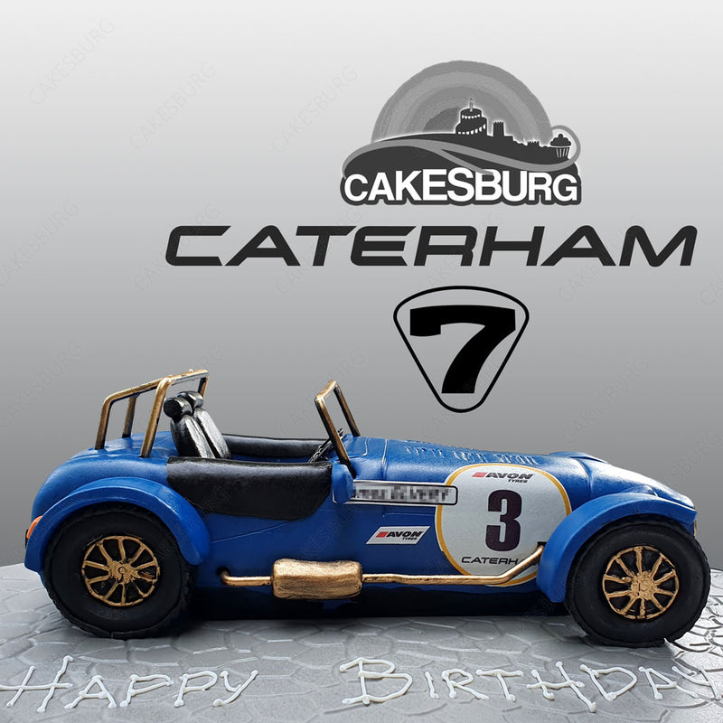 Caterham 7 (seven) Cake - Blue