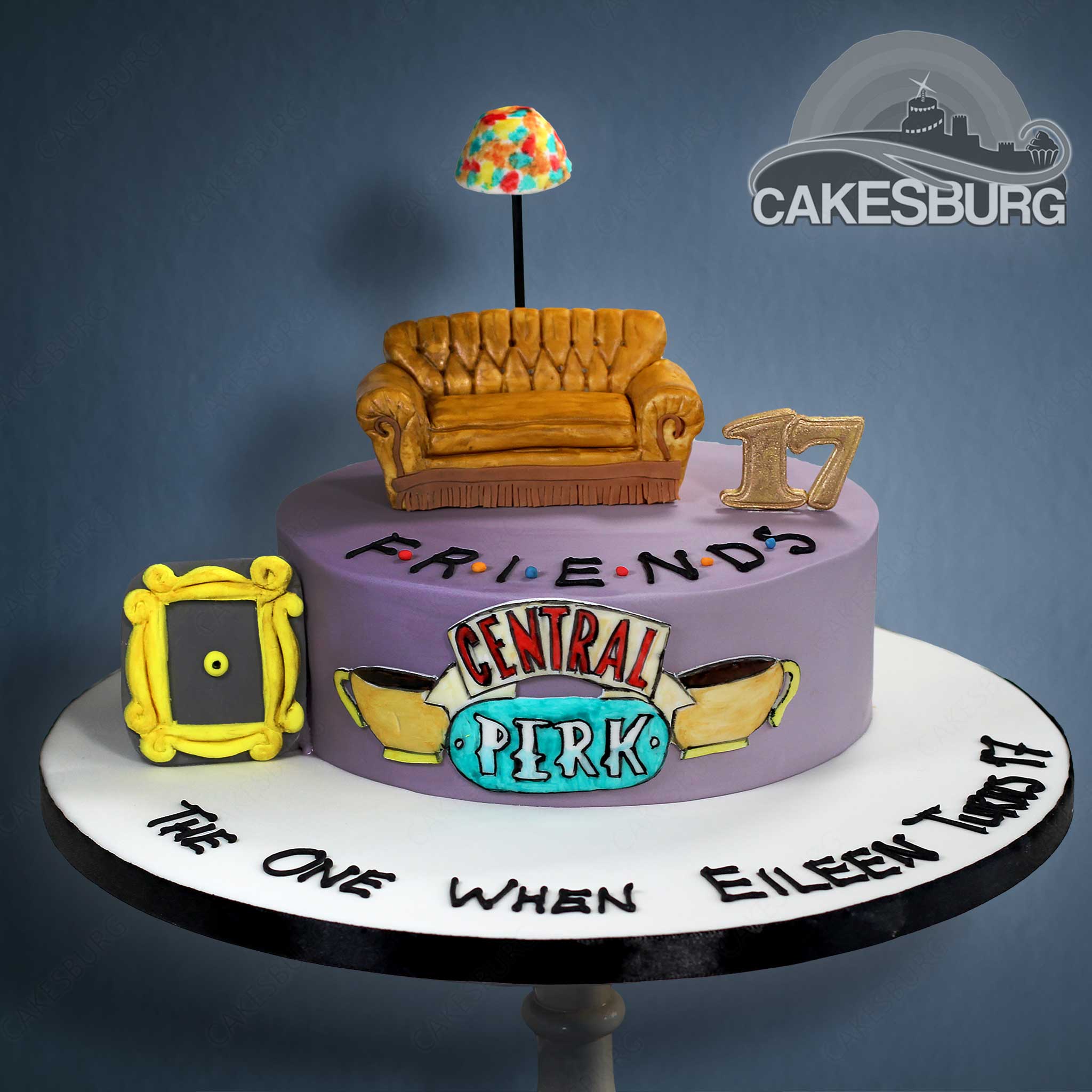 Gurugram Special: Central Perk Theme Fondant Cake Online Delivery in  Gurugram
