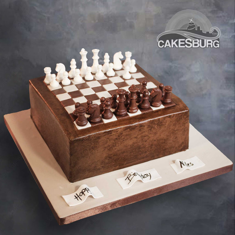 Amazon.com: Chess Board (Nr2) - Edible Cake Topper - 7.5