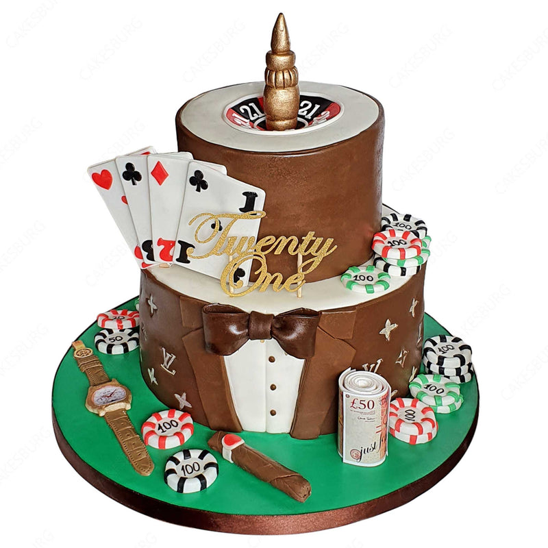 Cool Rich Vegas Roulette Cake