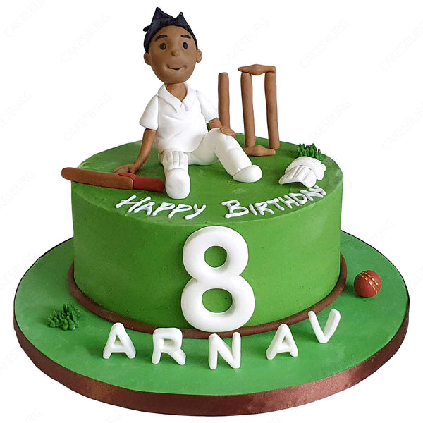 KitKat Cricket Theme Cake