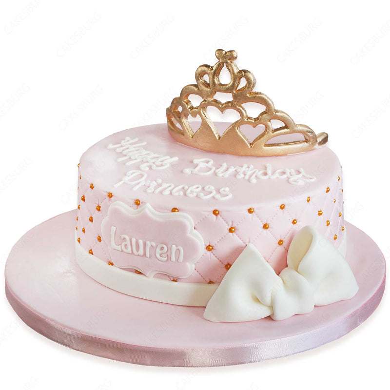 31 Two Wild Birthday Cake Ideas : Gold Crown Cake Topper