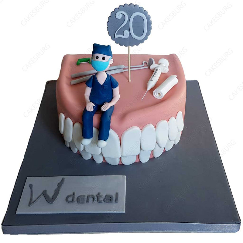 Dentist Teeth Cake