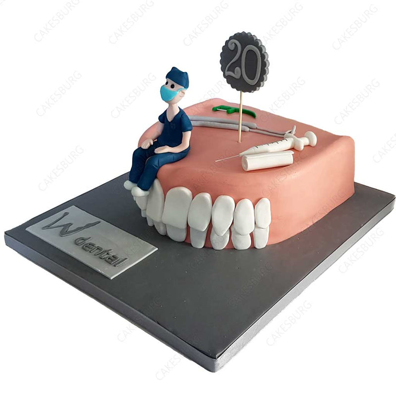 Dentist Teeth Cake