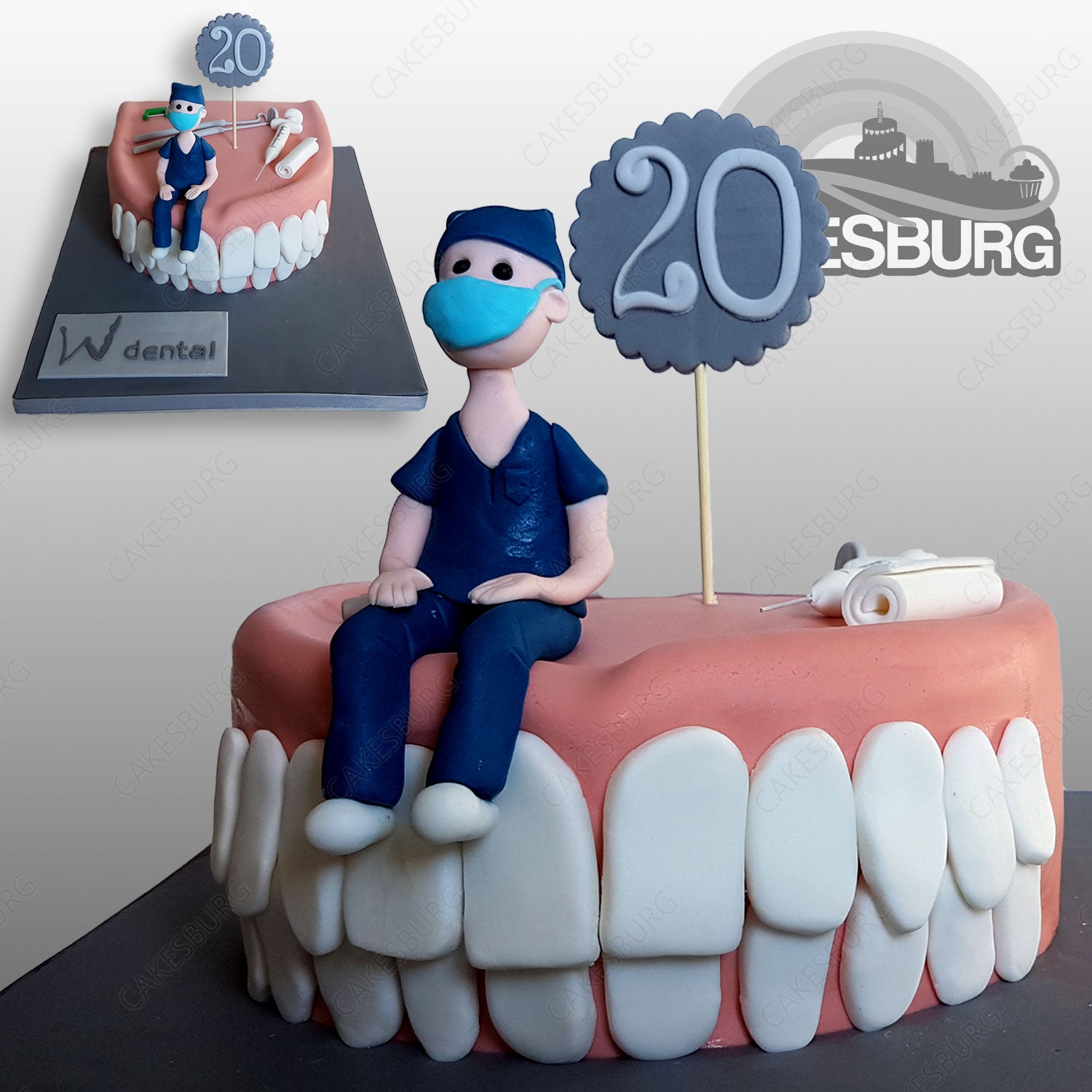 Dentist Teeth Cake