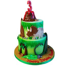 Dinosaur Volcano Cake