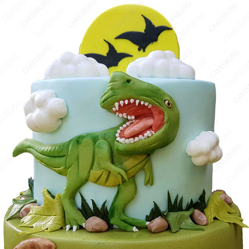 Dinosaur 3rd Birthday Cake