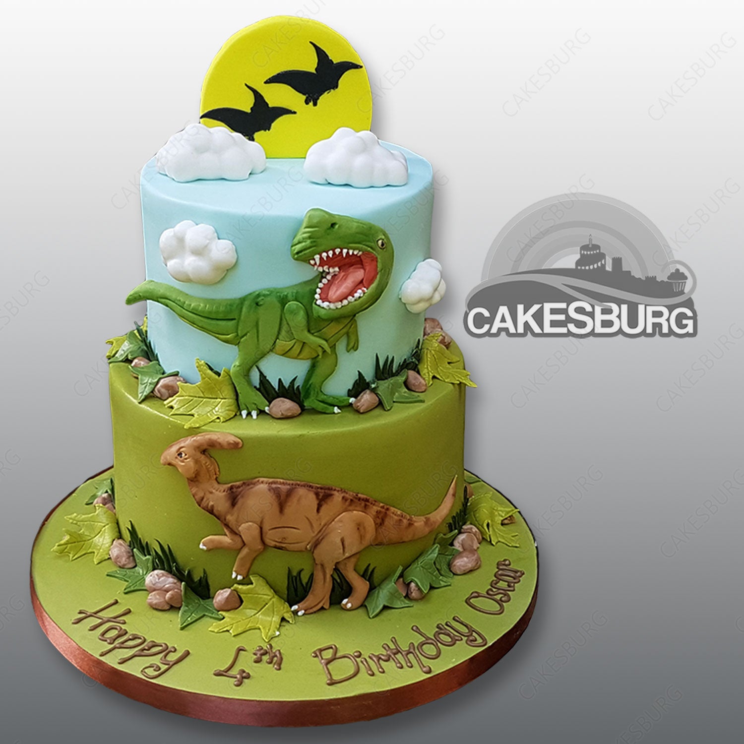 T-Rex Dinosaur Cake