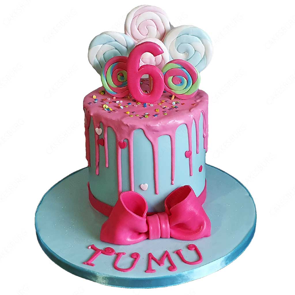 Lollipop Drip Cake