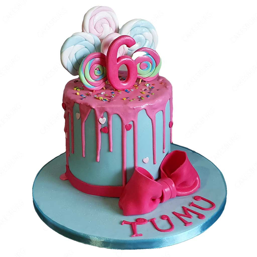 Lollipop Drip Cake