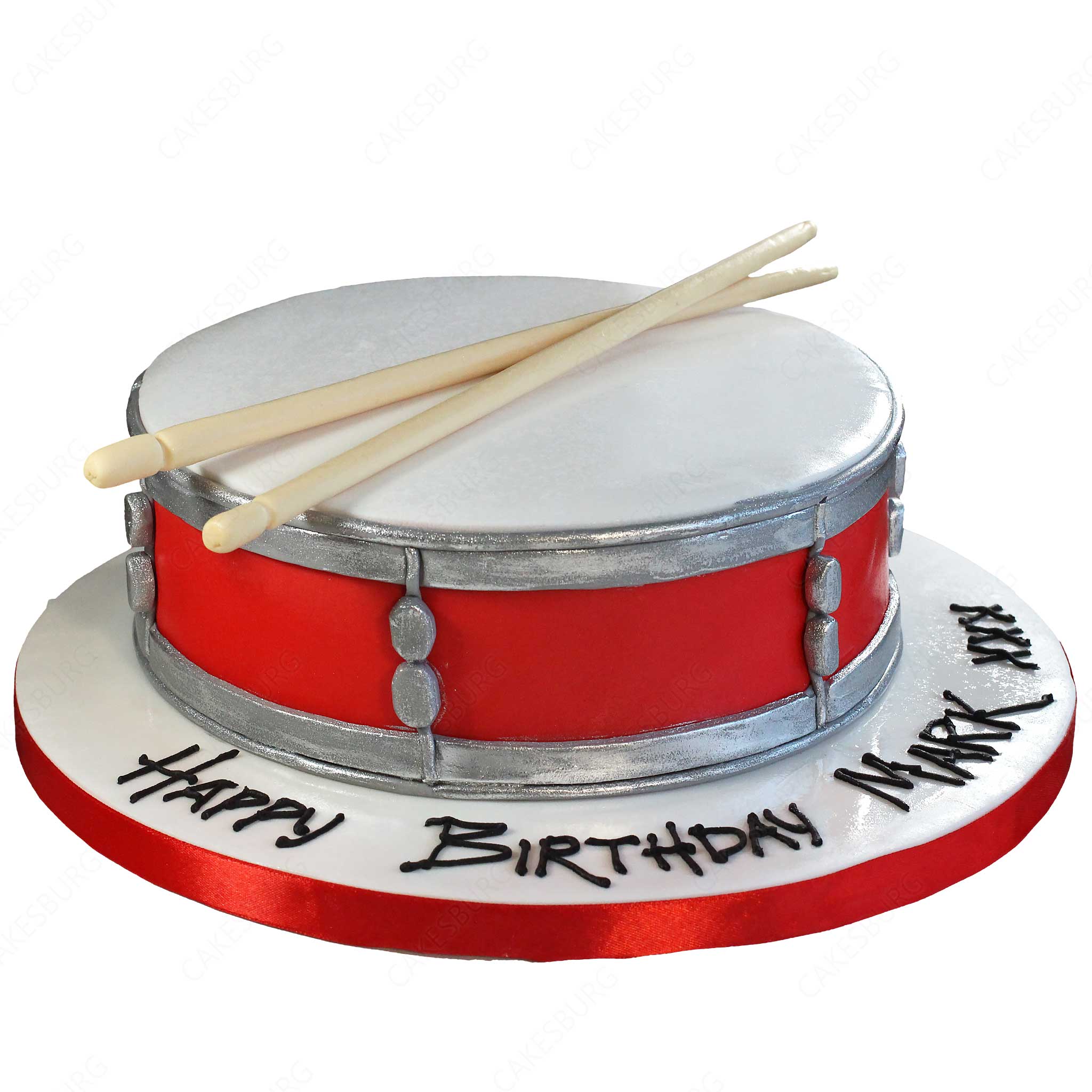 Drum Set Theme Cake – Creme Castle