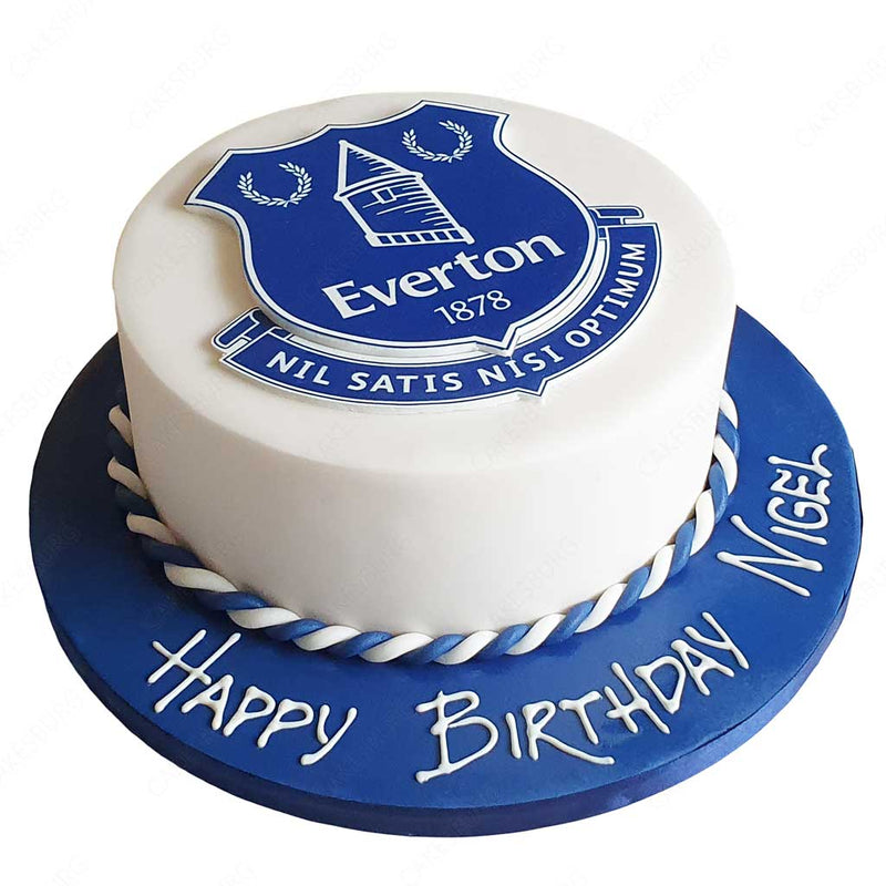 Everton Football Cake