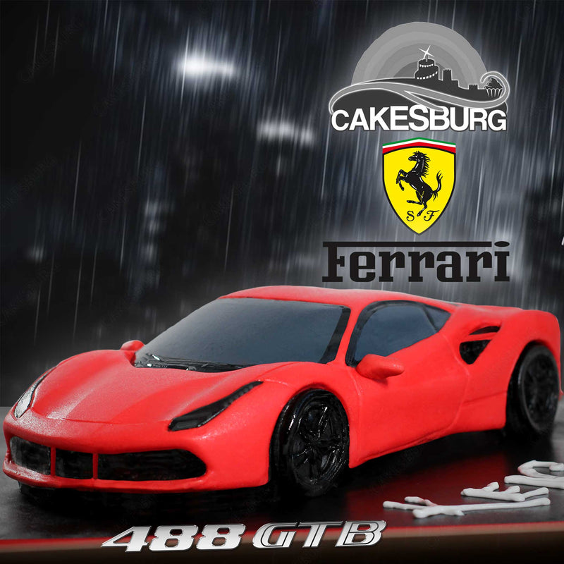 Ferrari 488 GTB Cake