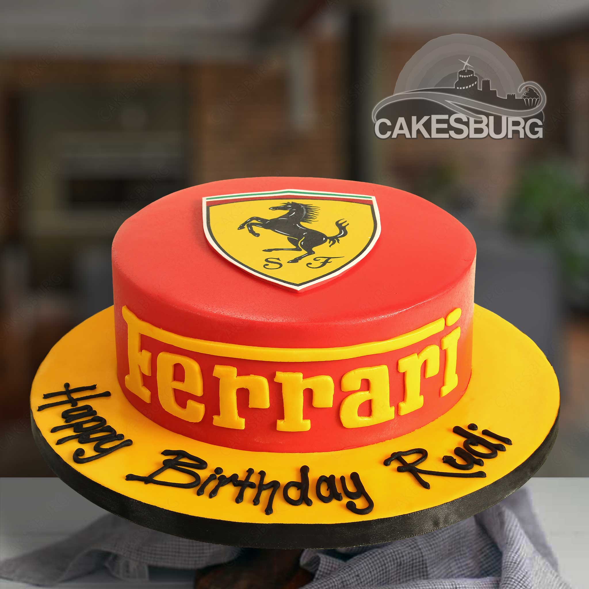 Ferrari Logo Cake