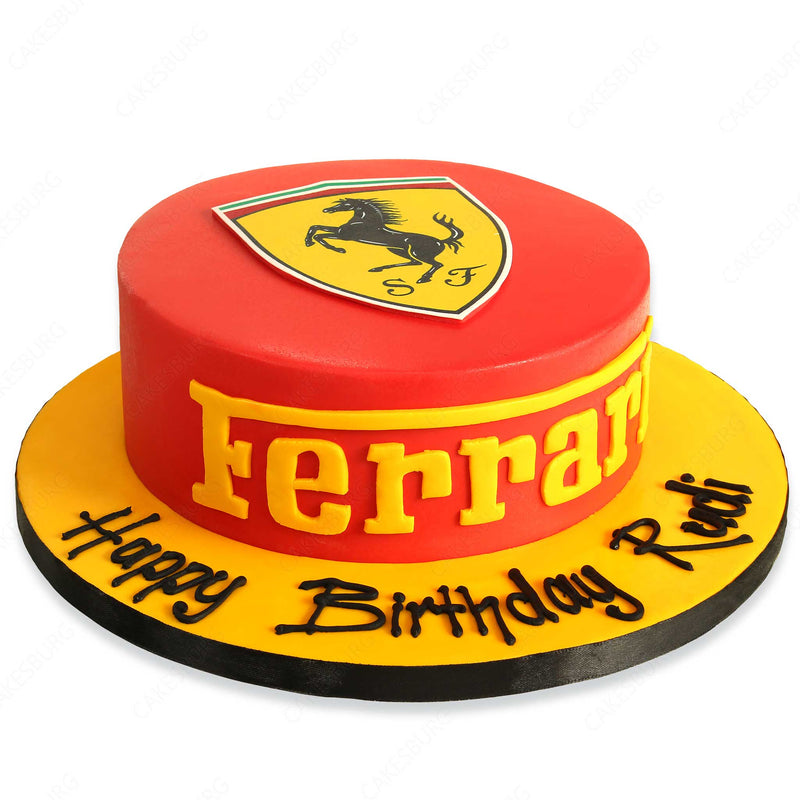 Ferrari Logo Cake